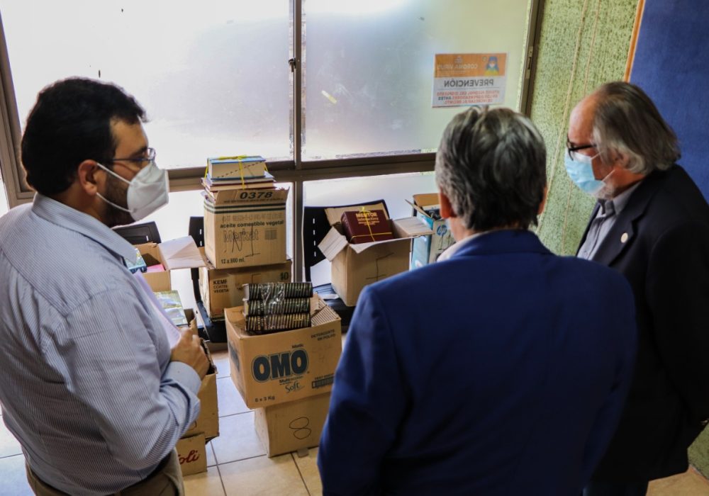 Recepción de libros del alcalde